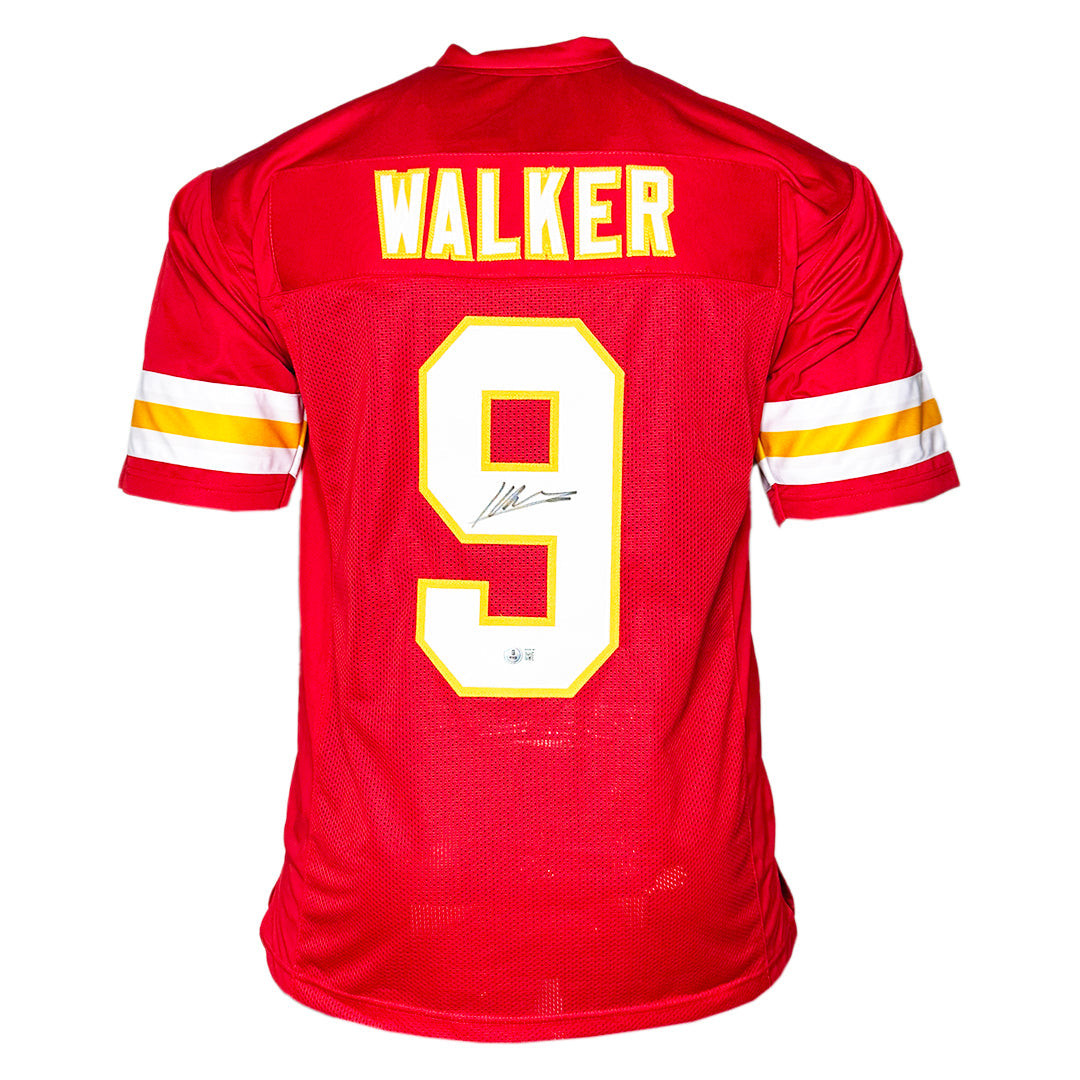 Kenneth Walker III Signed Kansas City Red Football Jersey (Beckett)