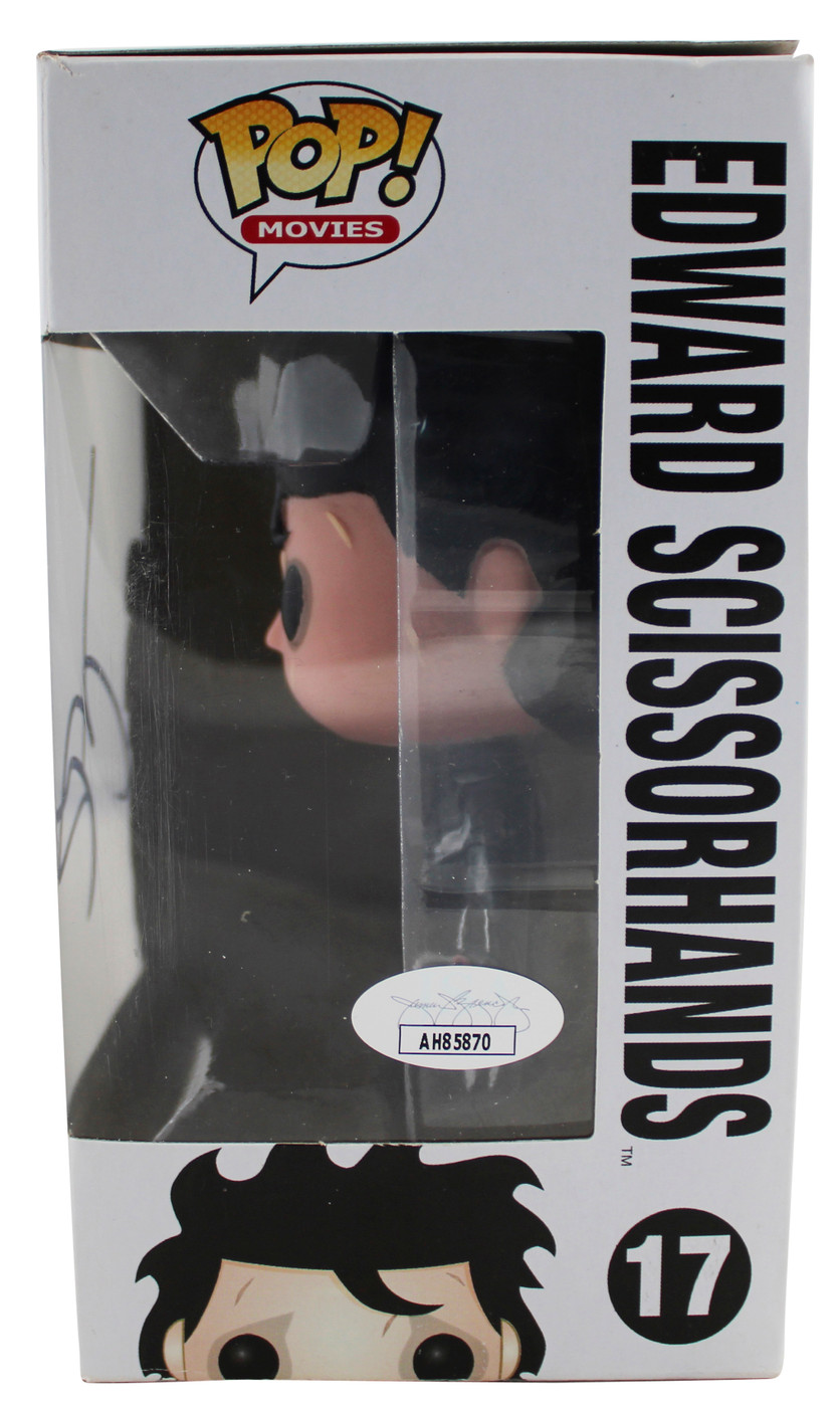 Johnny Depp Signed Edward Scissorhands #17 Funko Pop Vinyl Figure