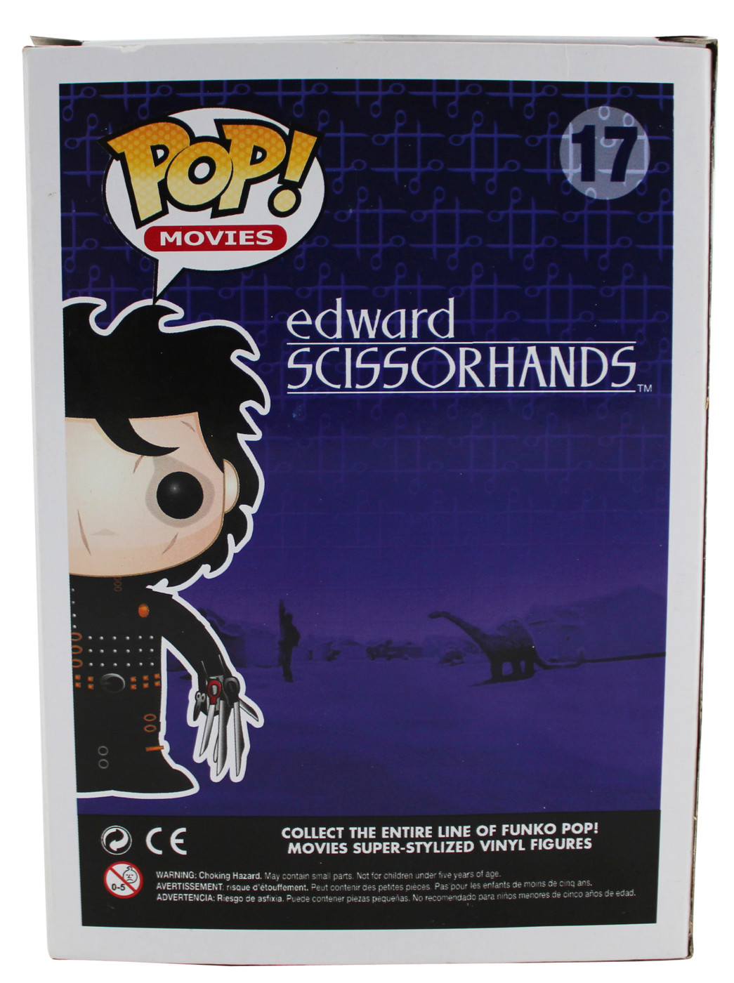 Johnny Depp Signed Edward Scissorhands #17 Funko Pop Vinyl Figure