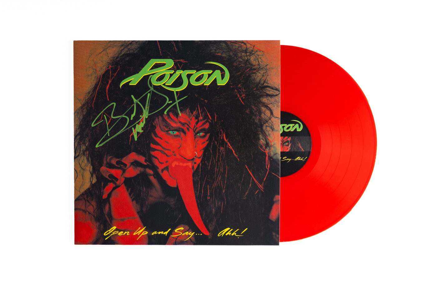 Open Up And Say Ahh! - Poison (Signed Vinyl)