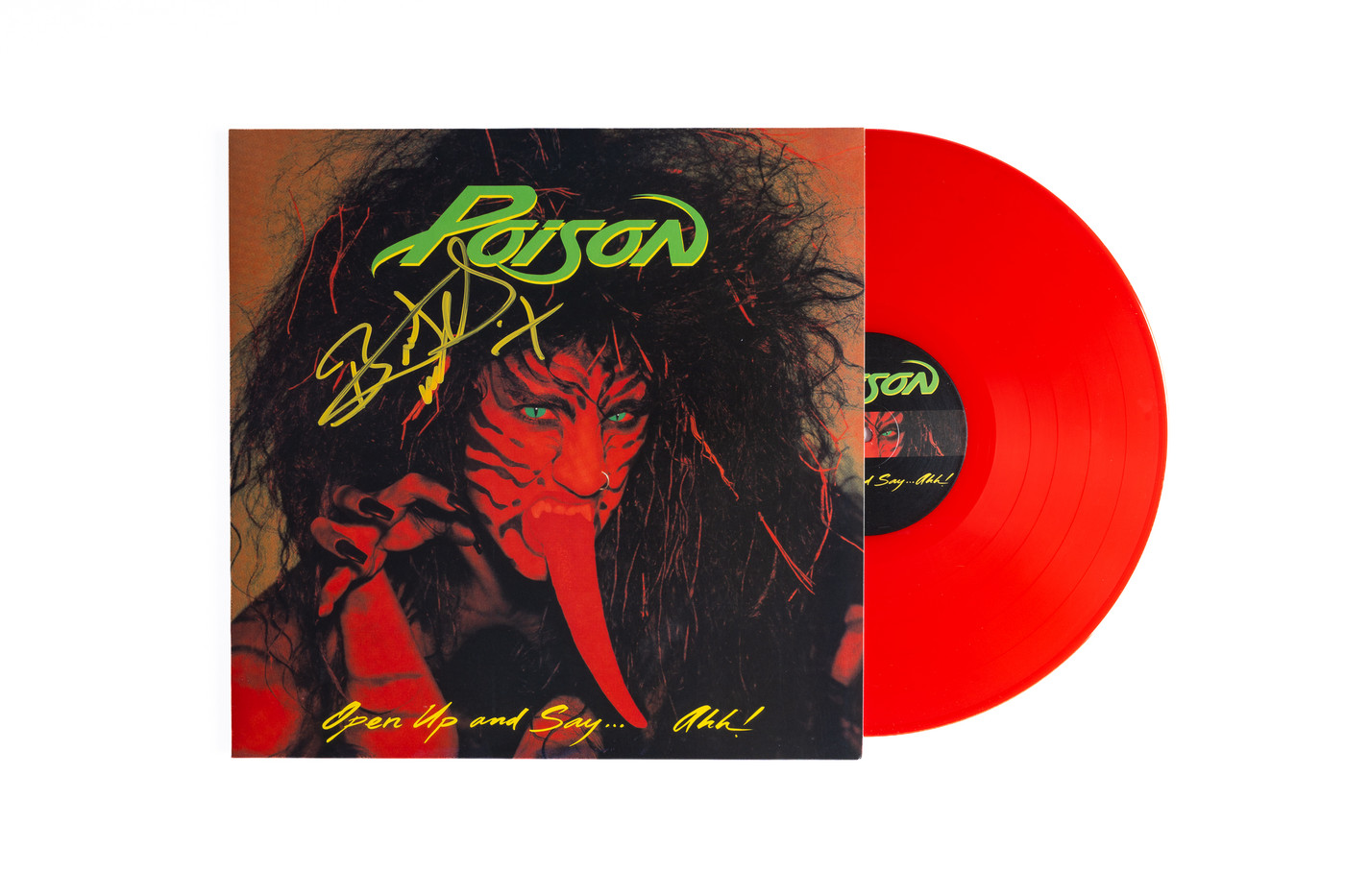 Open Up And Say Ahh! - Poison (Signed Vinyl)