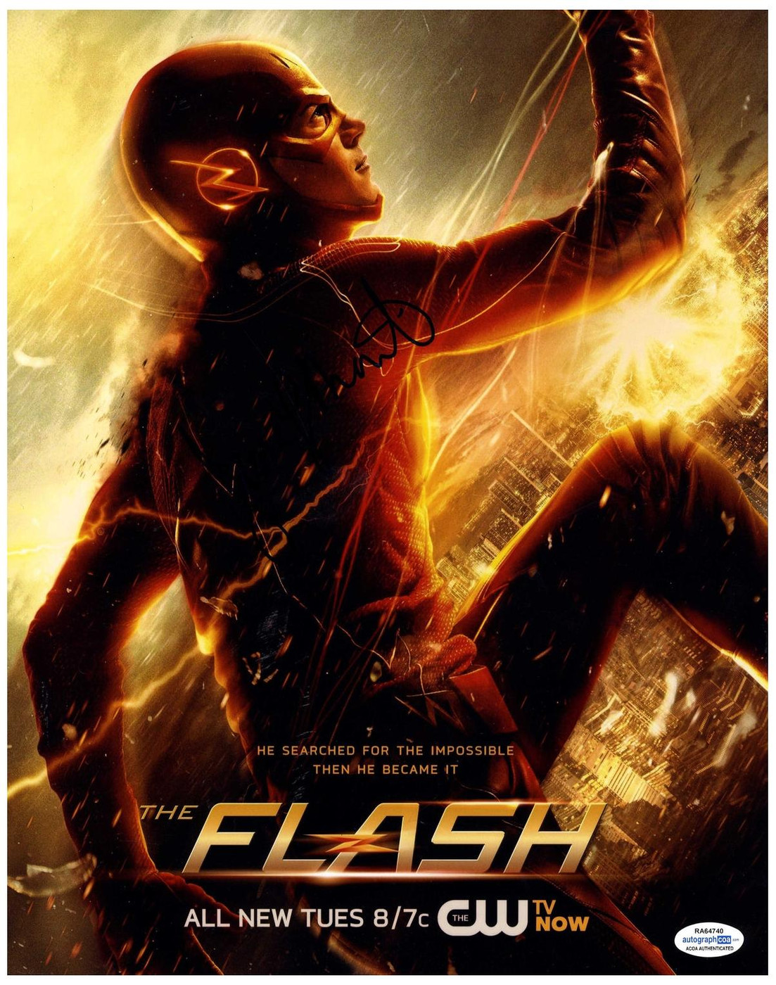 Flash Danielle Panabaker Signed Autographed 11x14 Photo Killer Frost ACOA