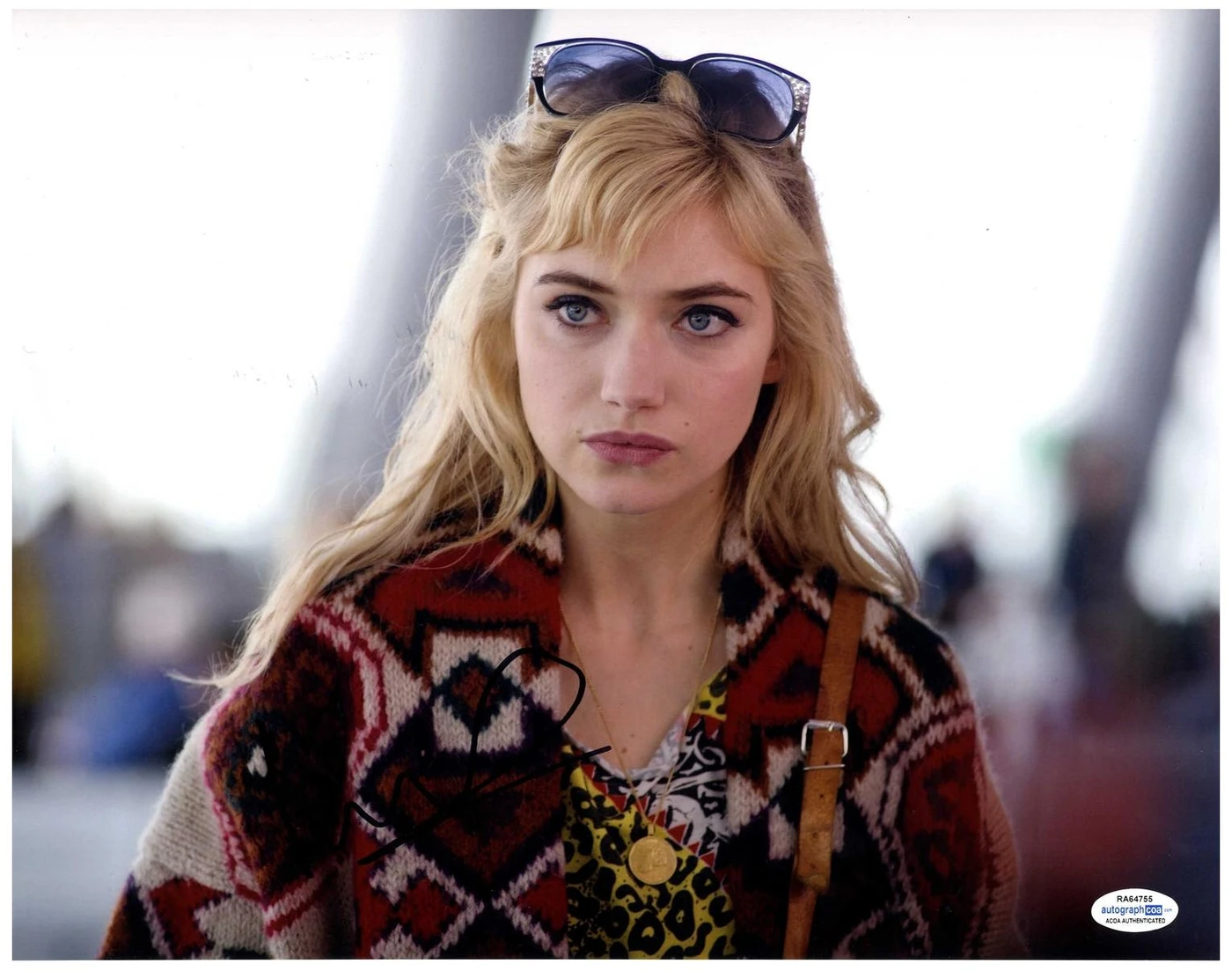 Imogen Poots Signed Autographed 11x14 Photo Adorable Cute ACOA