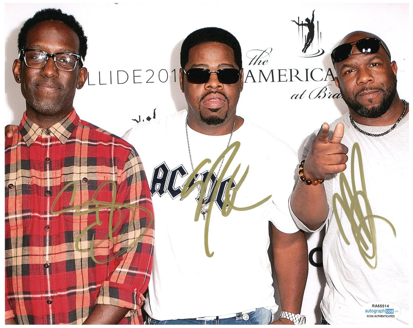 Boyz II Men Signed Autographed 8x10 Photo ACOA