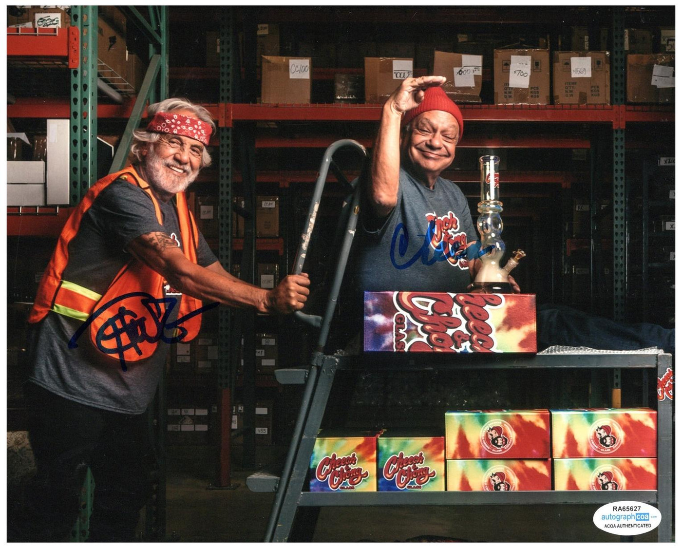 Cheech & Chong Signed Autographed 8x10 Photo ACOA