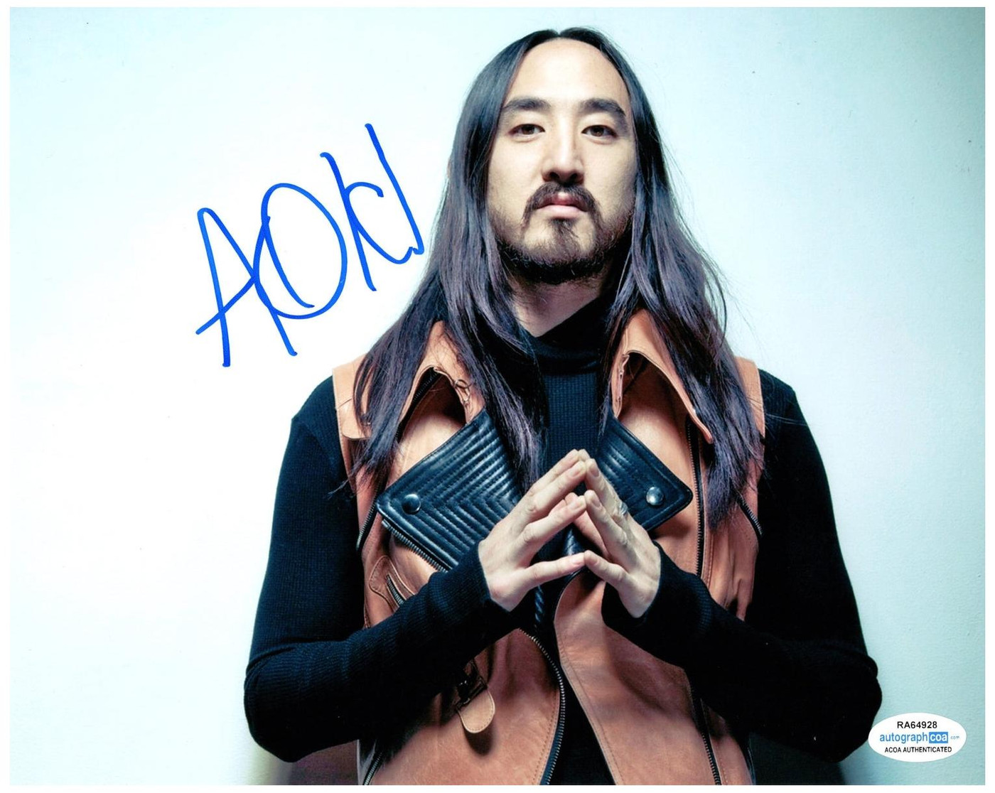 DJ Steve Aoki Signed Autographed 8x10 Photo ACOA -