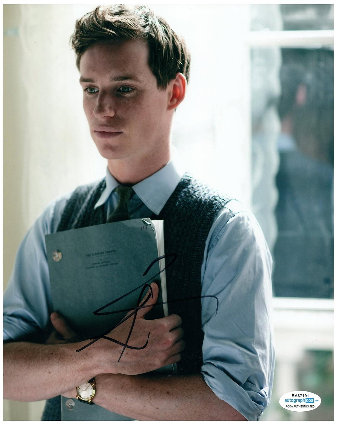 Eddie Redmayne Signed Autographed 8x10 Photo ACOA