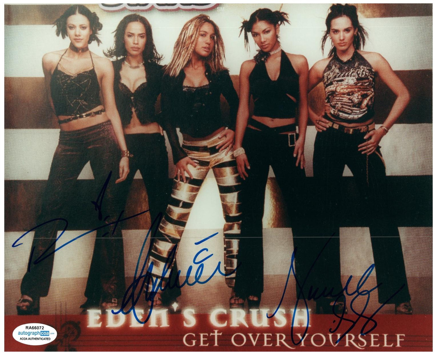 Eden's Crush Nicole Scherzinger Signed Autographed 8x10 Photo ACOA