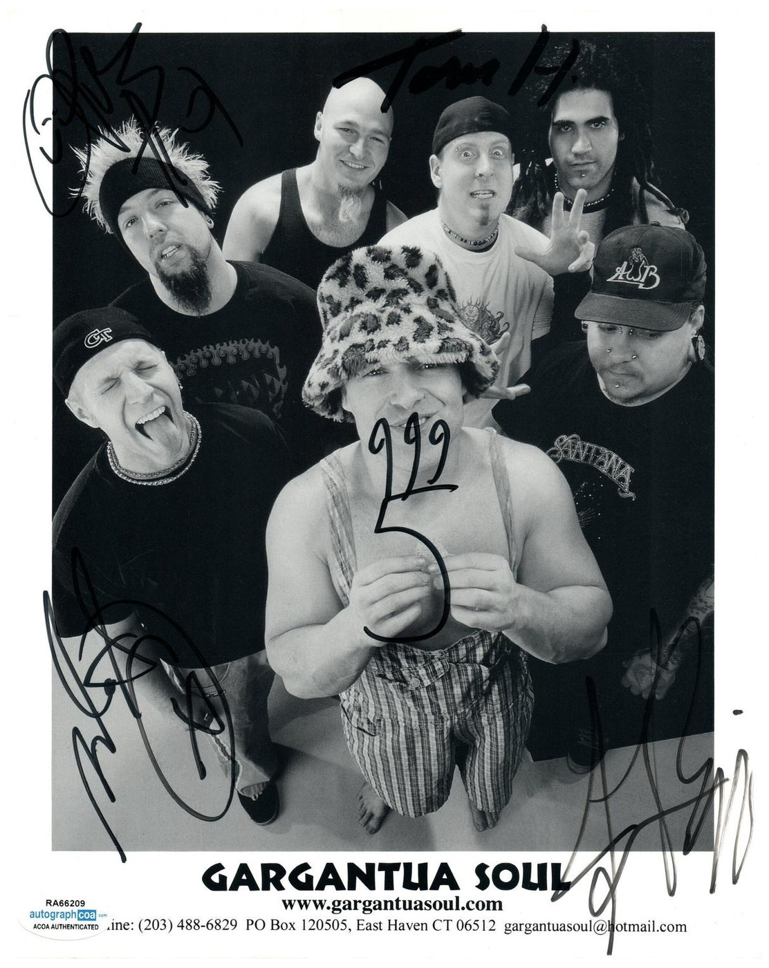 Gargantua Soul Signed Autographed 8x10 Photo ACOA Version 1