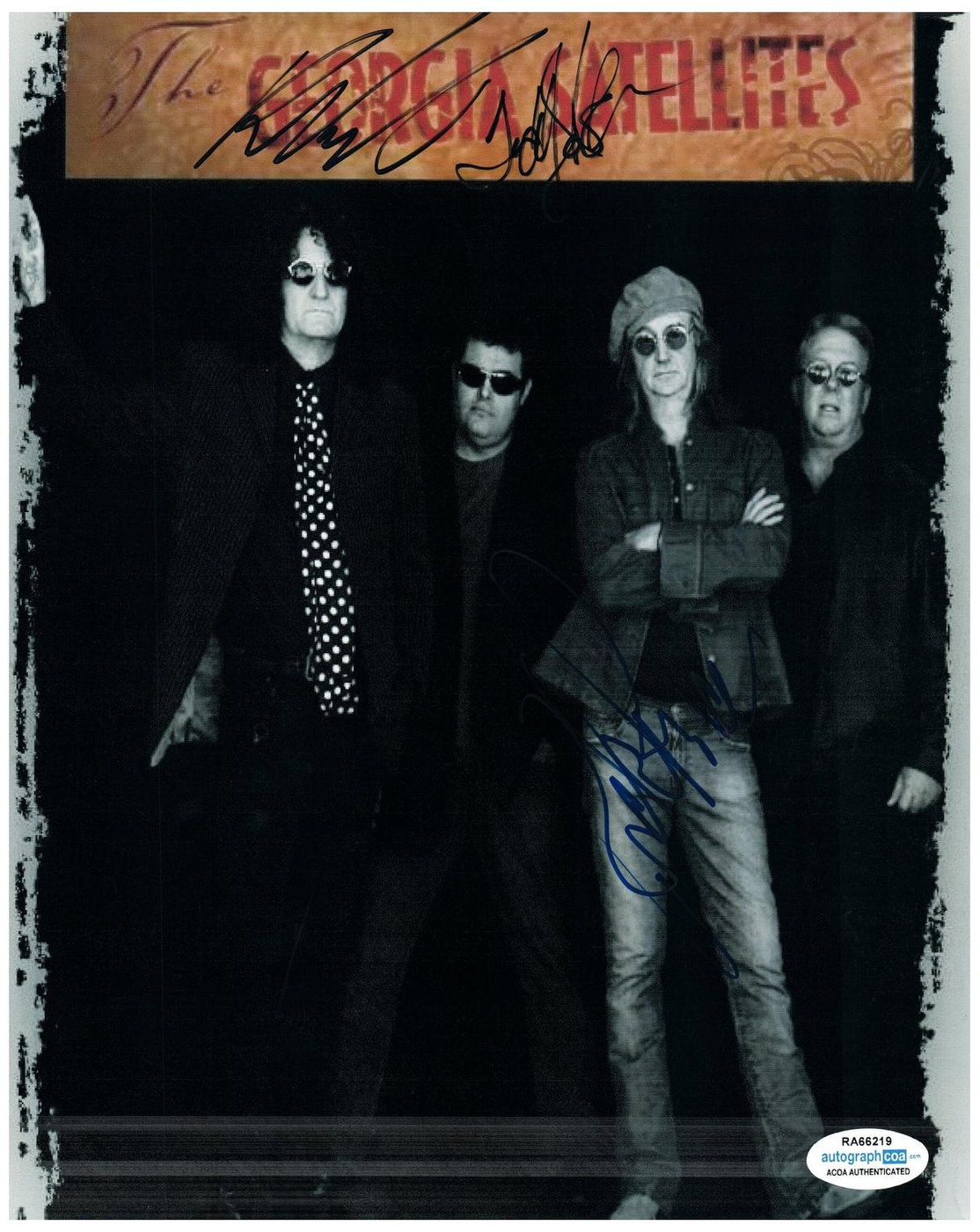 Georgia Satellites Signed Autographed 8x10 Photo ACOA Version 1