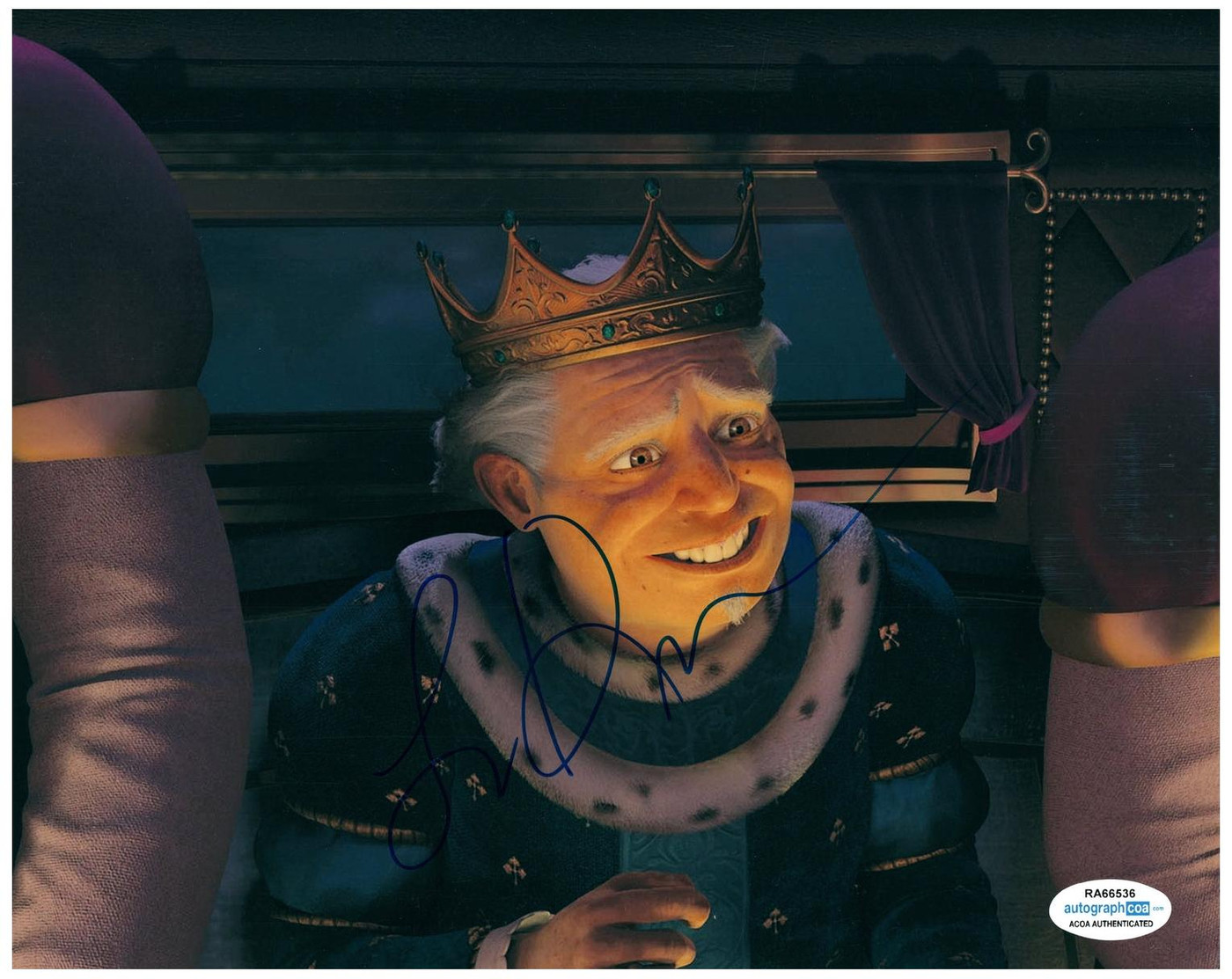 Larry King Signed Autographed 8x10 Photo Shrek ACOA