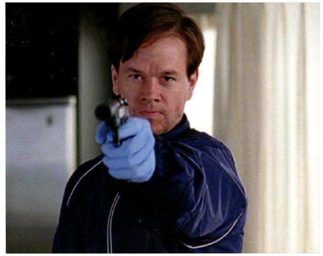 Mark Wahlberg Signed Autographed Blue Gloves 8x10 Photo -