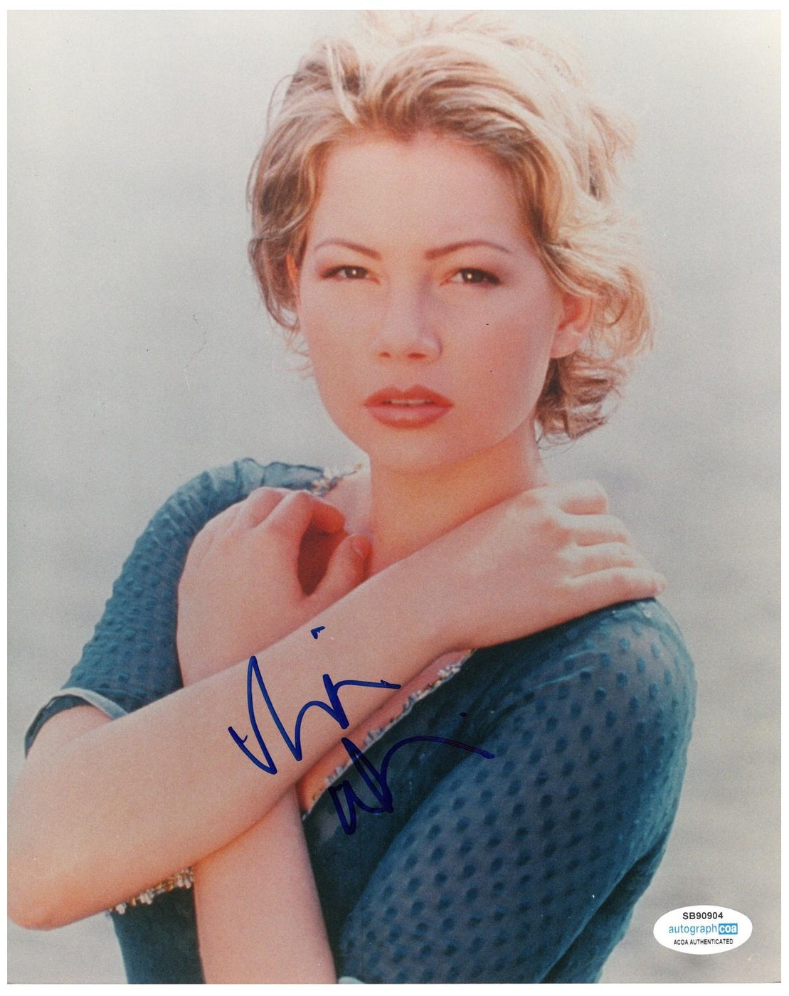 Michelle Williams Signed Autographed 8x10 Sexy Photo Marilyn Monroe ACOA