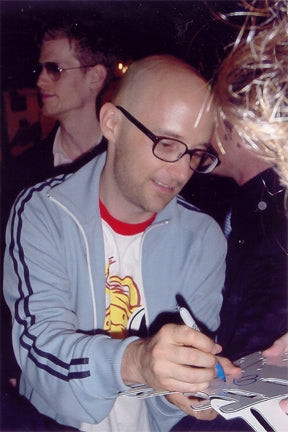 Moby Signed Heart Sketch Autographed 8x10 Photo ACOA