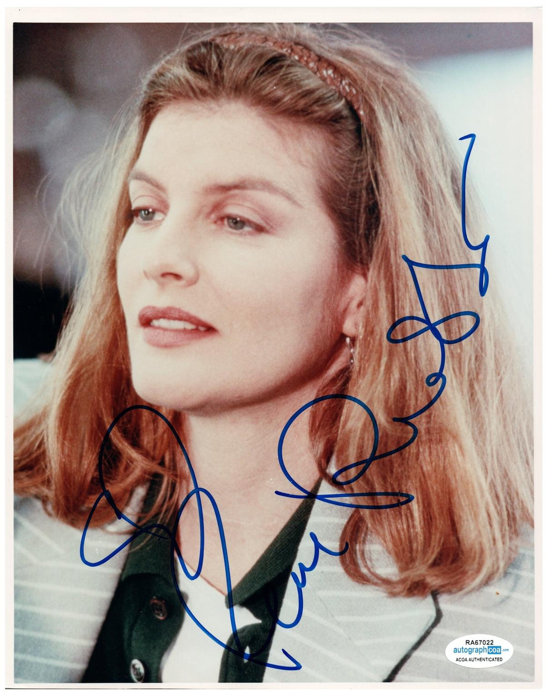 Rene Russo Signed Autographed 8x10 Photo ACOA Version 2