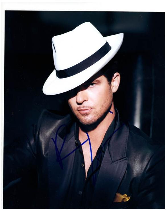 Robin Thicke Signed Autographed 8x10 Photo Uacc Rd COA