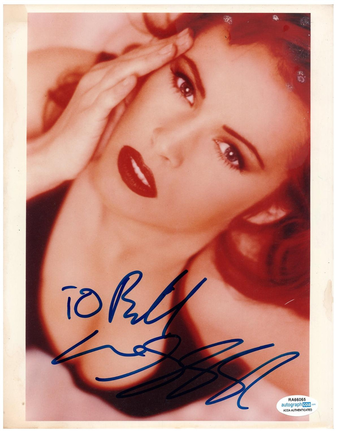 Sheena Easton Signed Autographed 8x10 Photo ACOA
