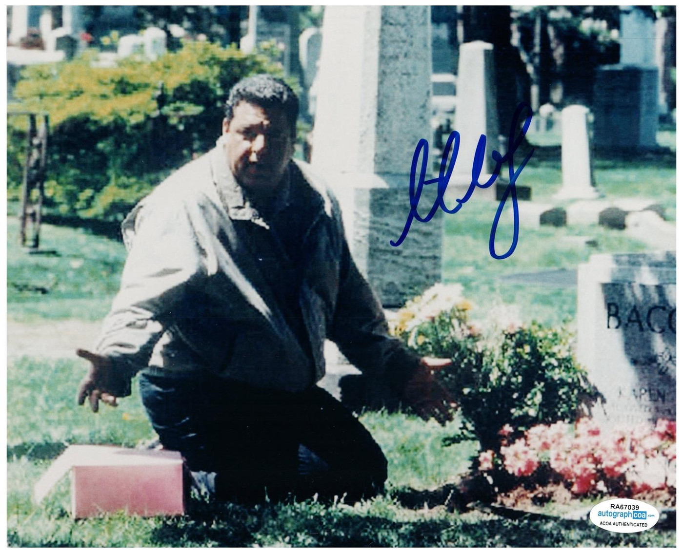Sopranos Steve Schirripa Signed Autographed 8x10 Photo Bobby Baccalieri ACOA
