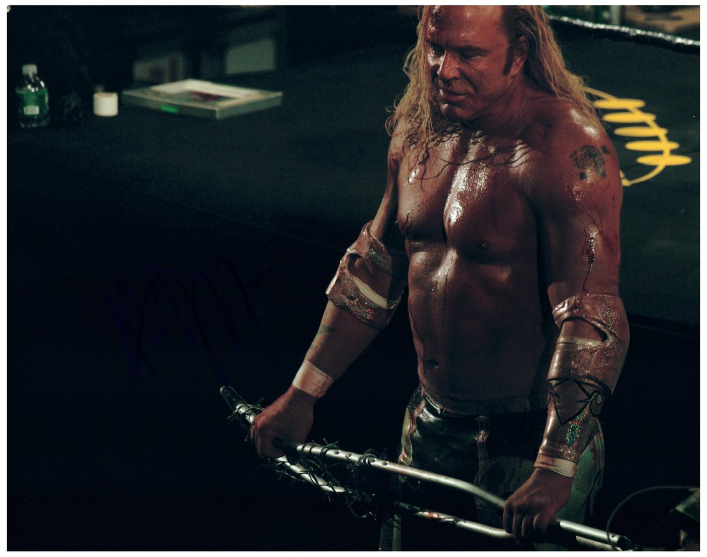 The Wrestler Mickey Rourke Signed Autographed 8x10 Photo