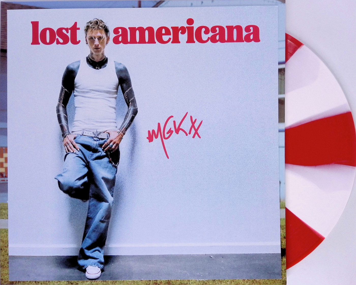 Machine Gun Kelly  with Red & White Vinyl "Lost Americana"