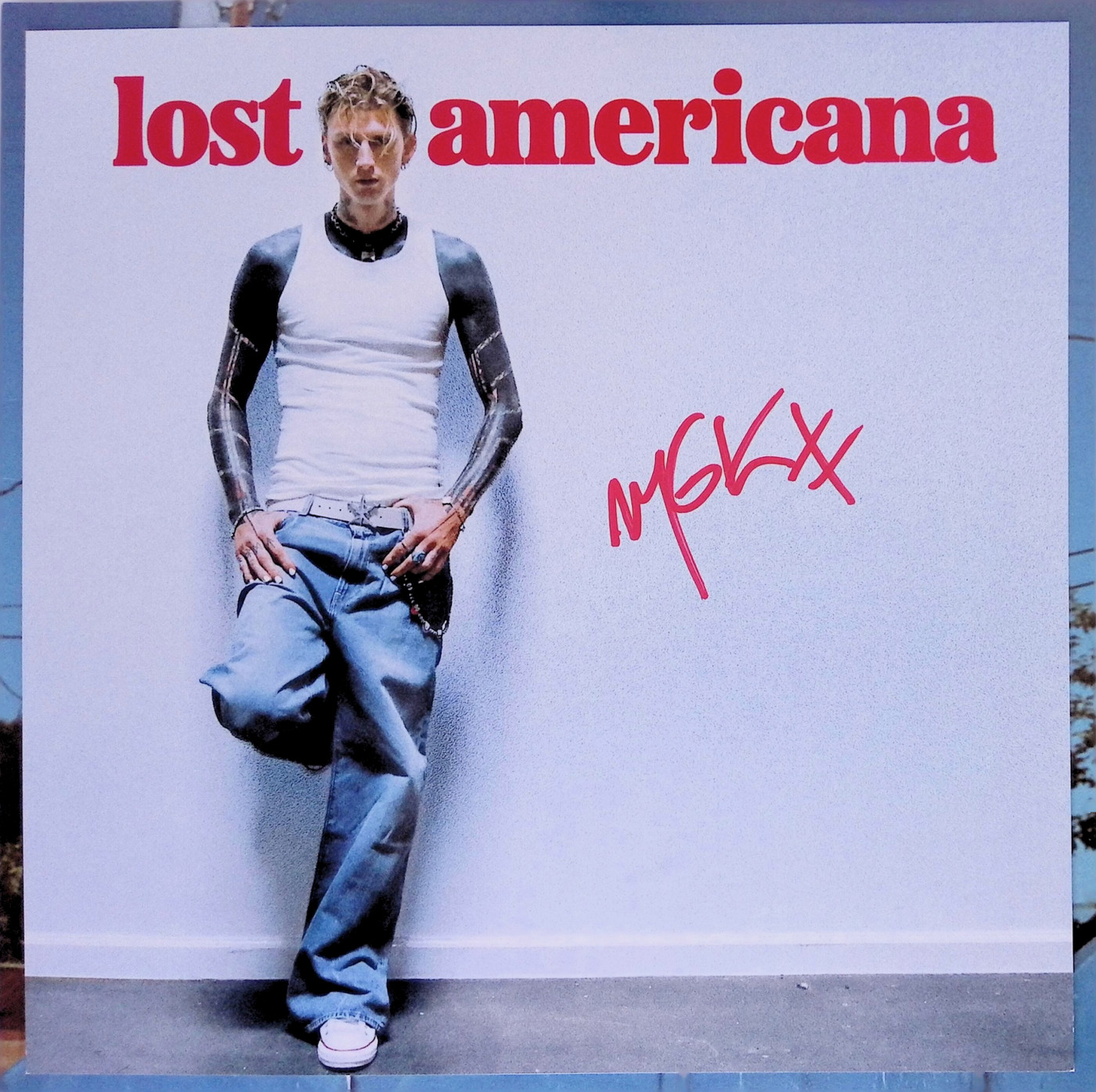 Machine Gun Kelly  with Red Vinyl "Lost Americana"