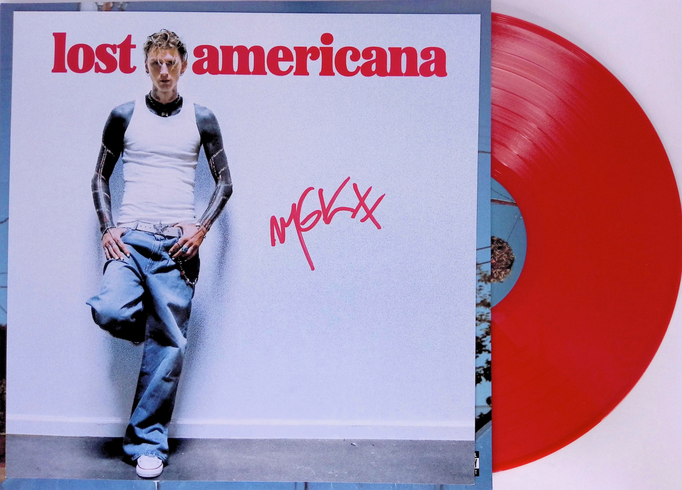 Machine Gun Kelly  with Red Vinyl "Lost Americana"