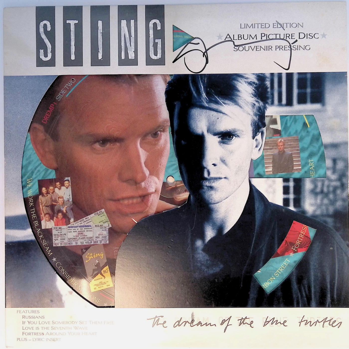 Sting  Picture disc  "The Dream of the Blue Turtle"