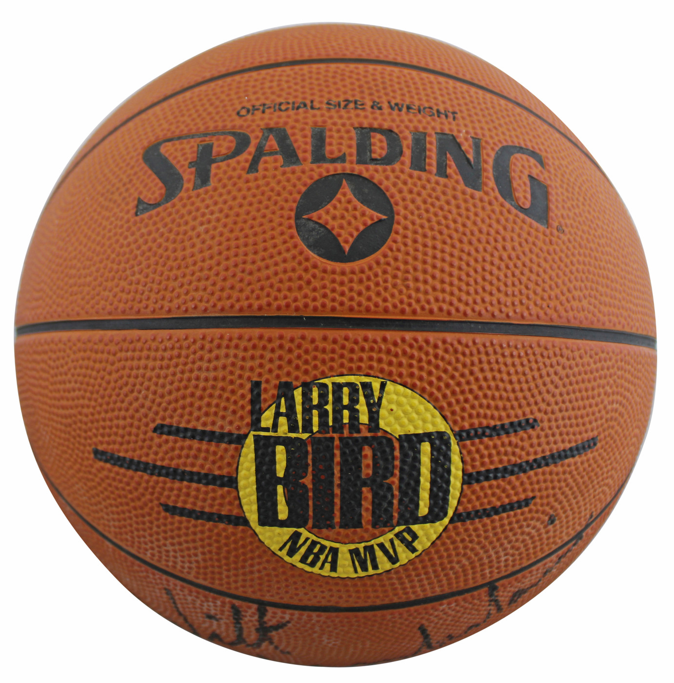 Lakers Wilt Chamberlain Authentic Signed Spalding Basketball PSA