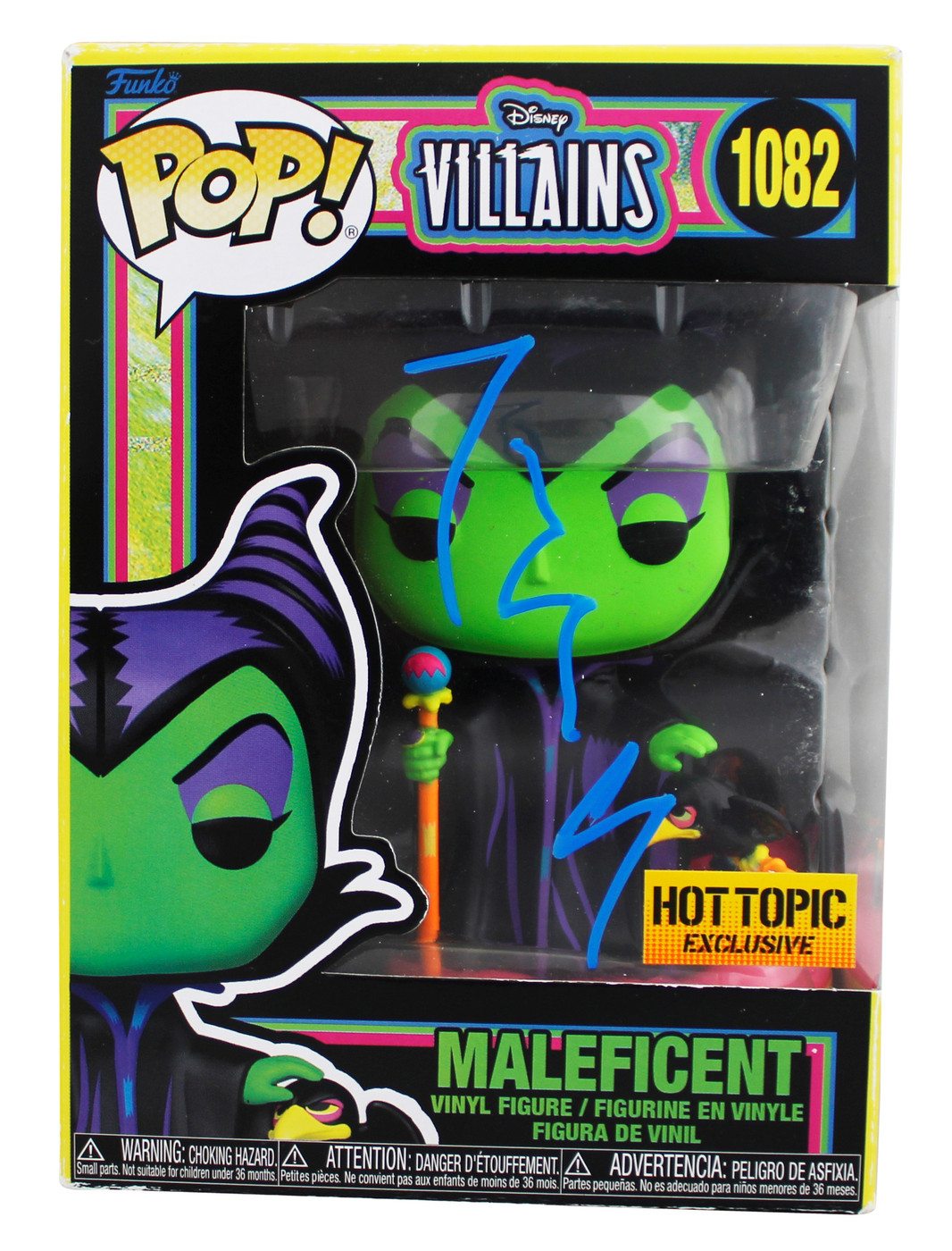 Angelina Jolie Signed Maleficent #1082 Funko Pop Vinyl Figure BAS #BN75980