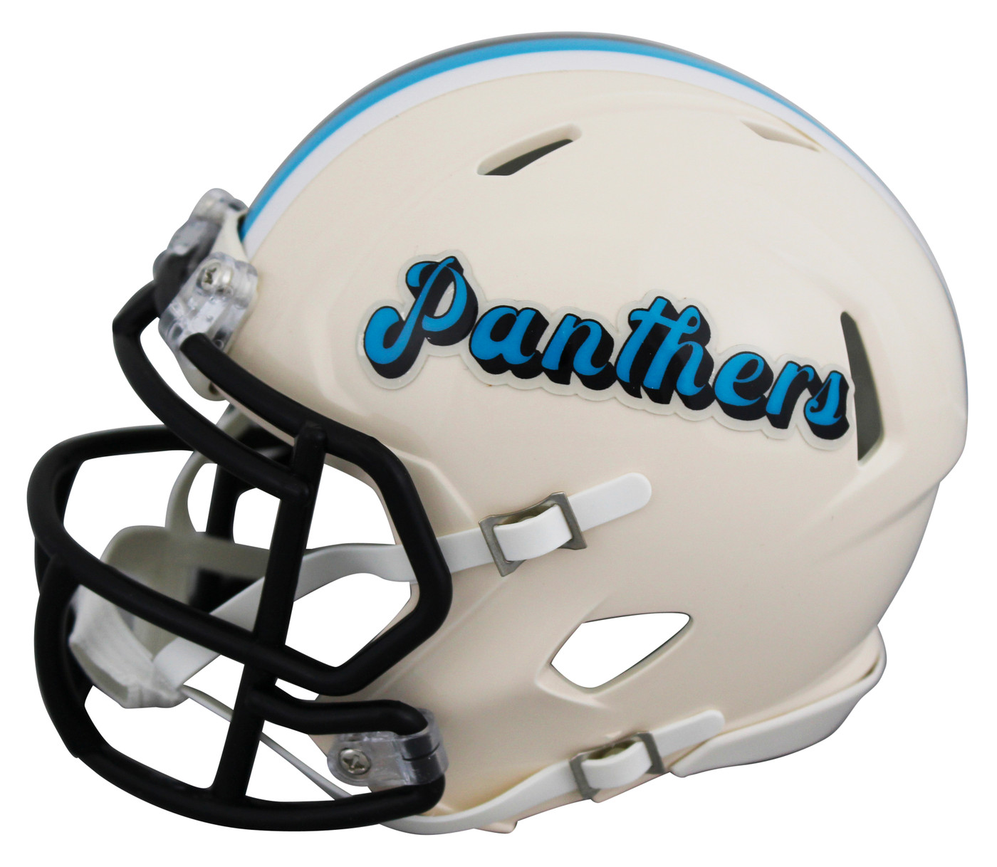 Panthers Luke Kuechly Signed Retro Speed Mini Helmet W/ Case BAS Witnessed