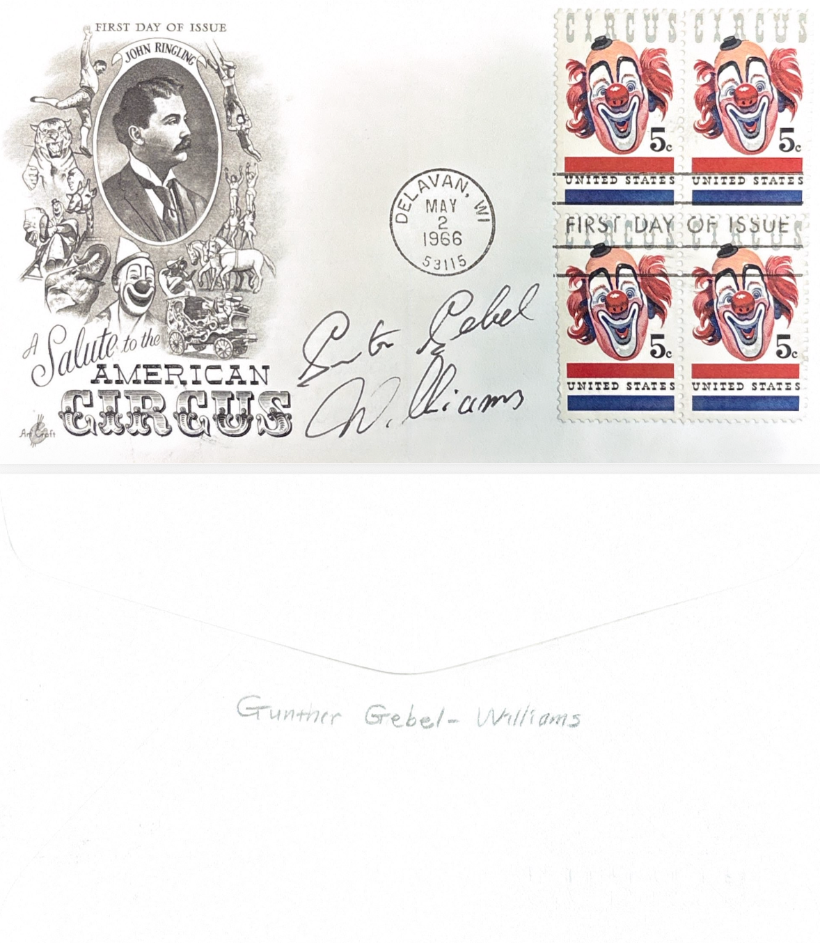Gunther Gebel-Williams Signed Letter