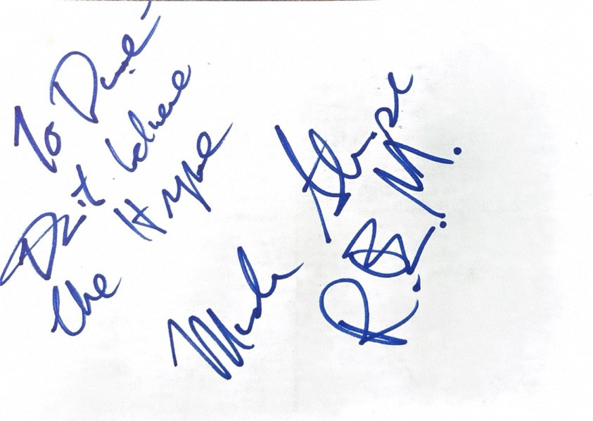 Michael Stipe Hand-Signed Fan Correspondence