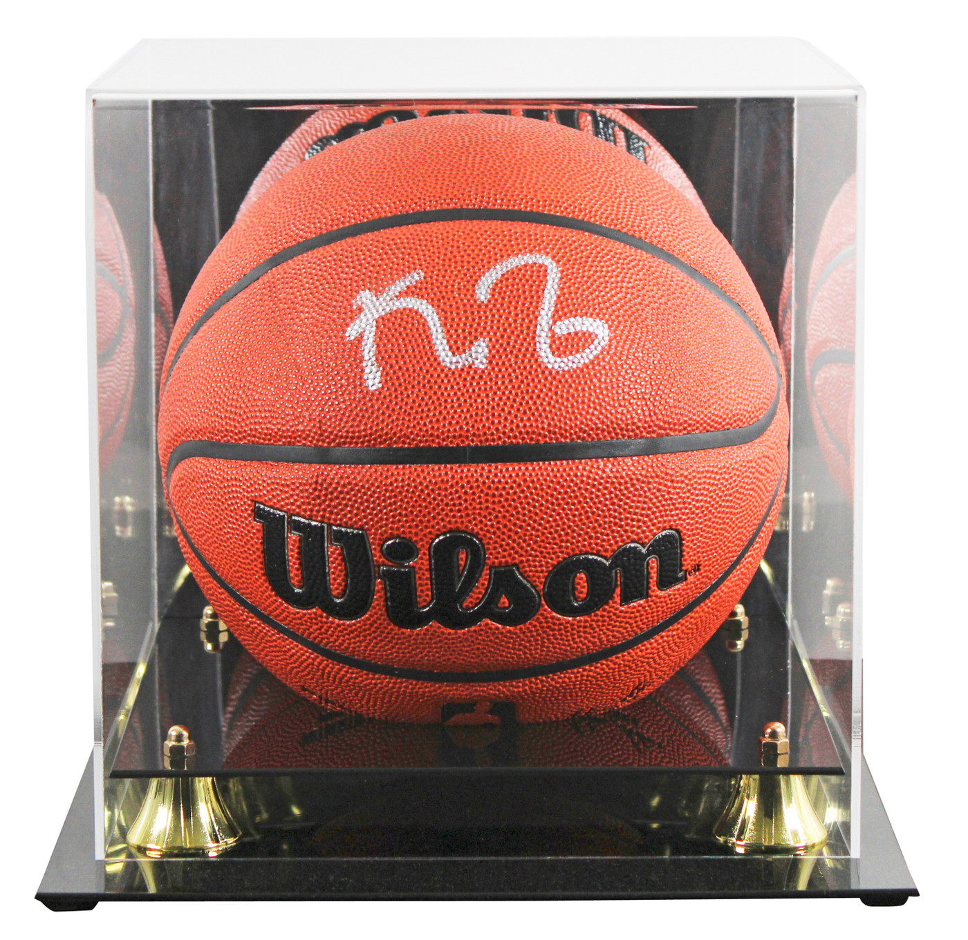 Celtics Kevin Garnett Authentic Signed Wilson I/O Basketball w/ Case JSA Witness