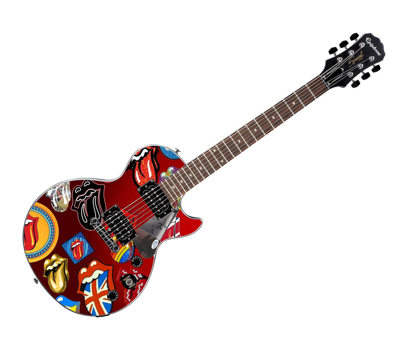 Bill Wyman Gibson Epiphone Les Paul Photo Graphics Guitar ACOA ACOA