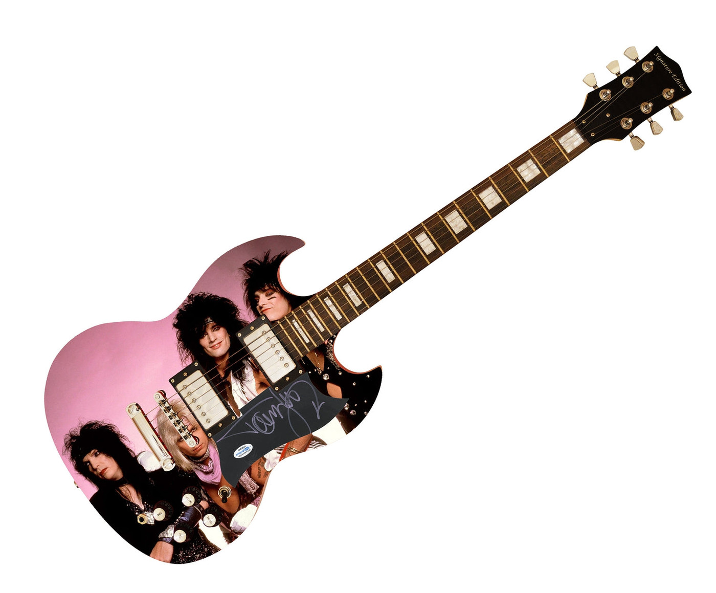Tommy Lee Signed Autographed Motley Crue Custom Photo Graphics Guitar ACOA ACOA