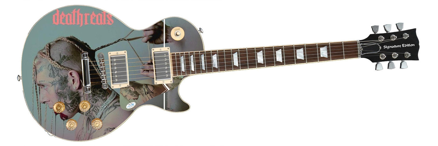 Tom MacDonald Signed Autographed Custom Photo Graphics Guitar ACOA Version 2