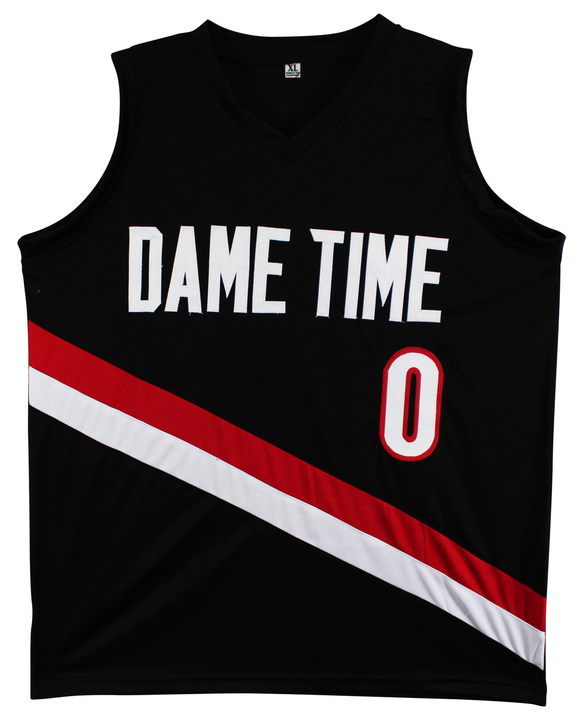 Damian Lillard Authentic Signed Black Dame Time Pro Style Jersey