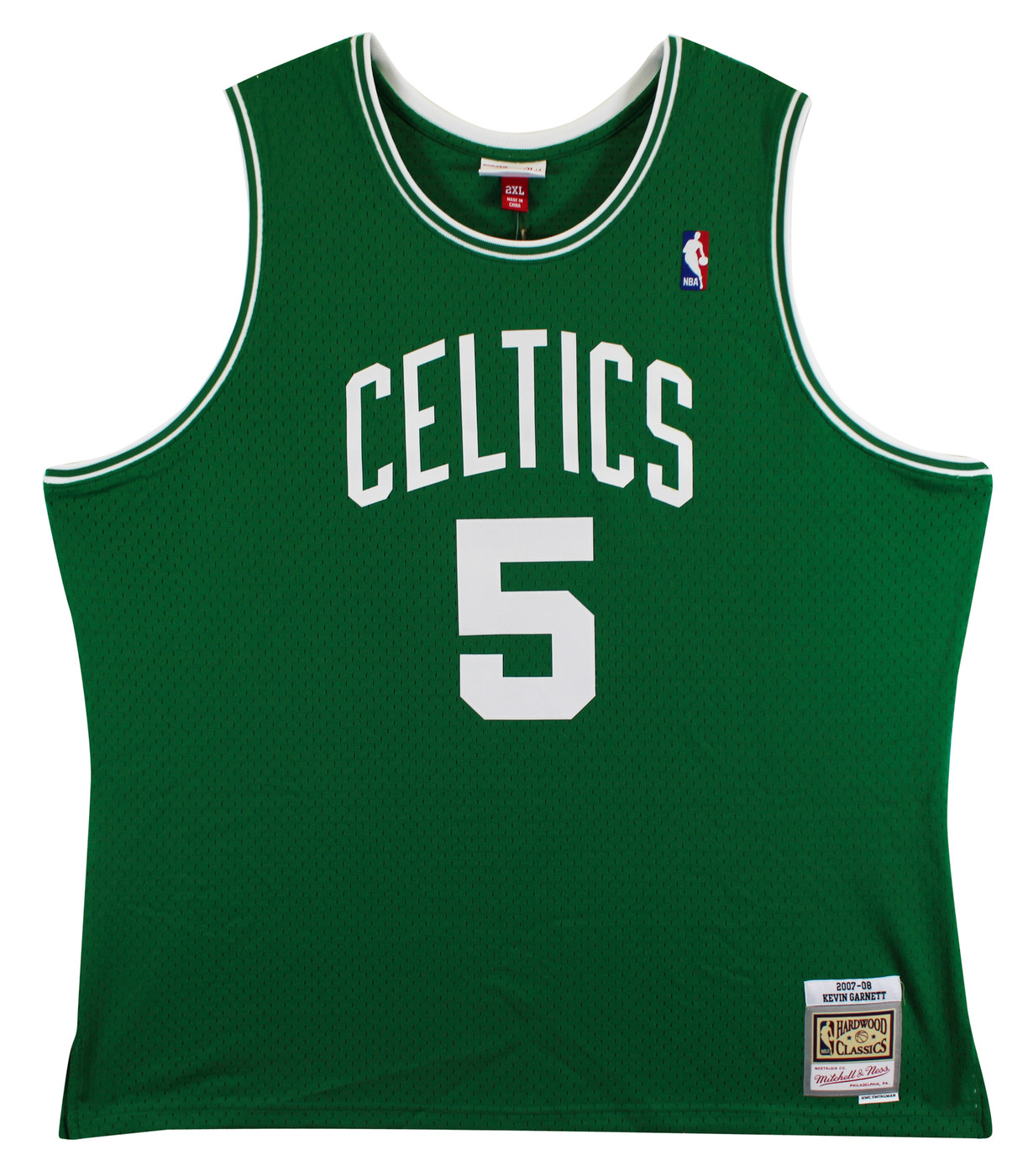 Celtics Kevin Garnett "HOF 20" Signed Green M&N HWC Swingman Jersey JSA Witness