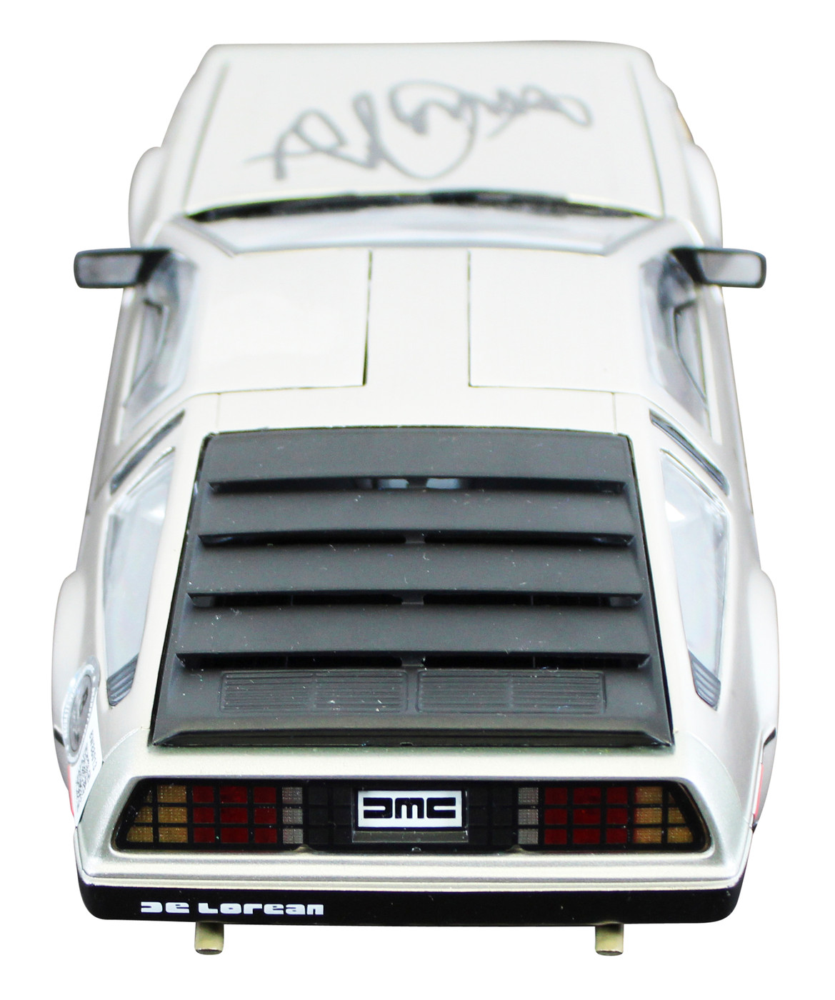 Michael J. Fox Back To The Future Signed 1:18 Die Cast DeLorean