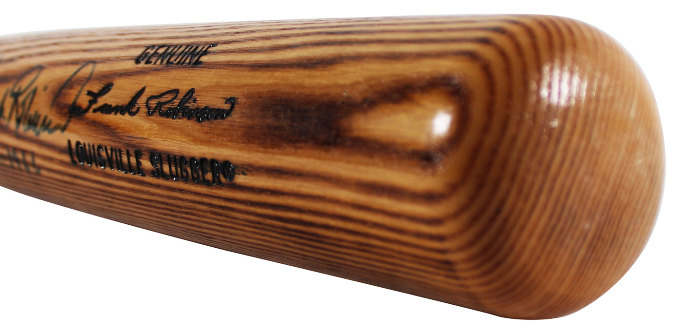 Orioles Frank Robinson "TC 1966" Signed H&B Louisville Slugger Bat UDA & BAS