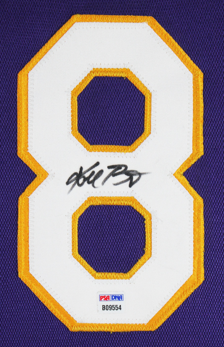 Lakers Kobe Bryant Authentic Signed Purple Reebok Framed Jersey PSA/DNA #B09554