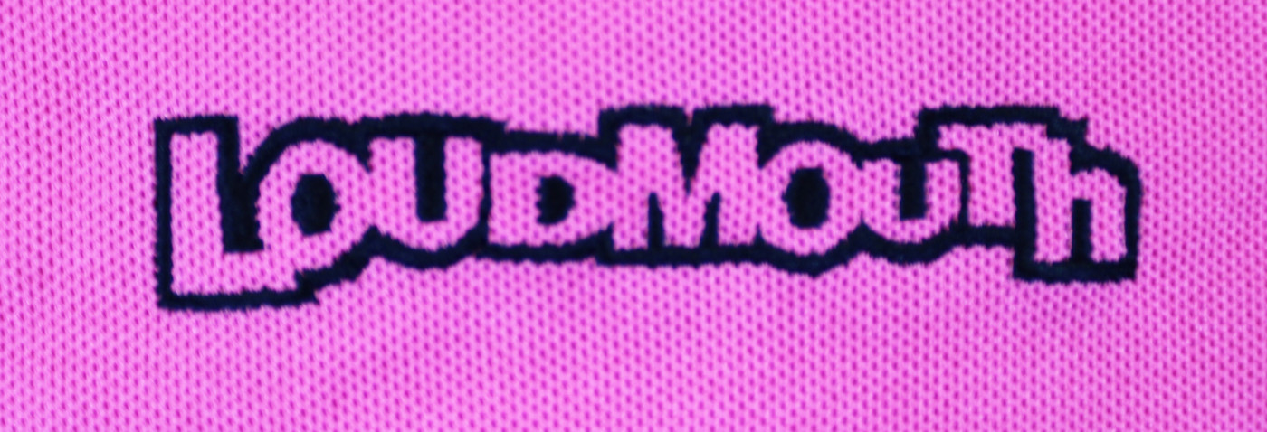 John Daly Authentic Signed Match Worn Pink Loudmouth Polo Shirt BAS #BK84762