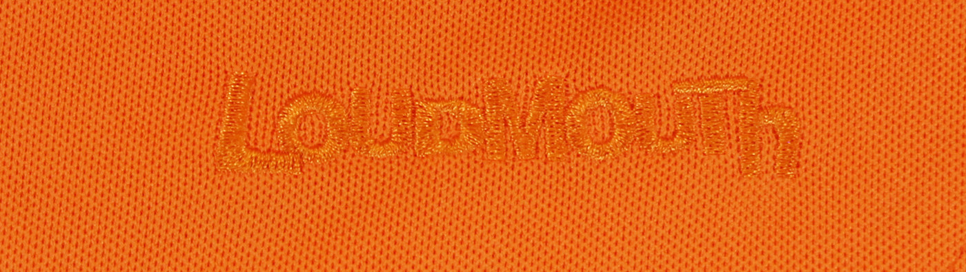 John Daly Authentic Signed Match Worn Orange Loudmouth Polo Shirt BAS #BK84780