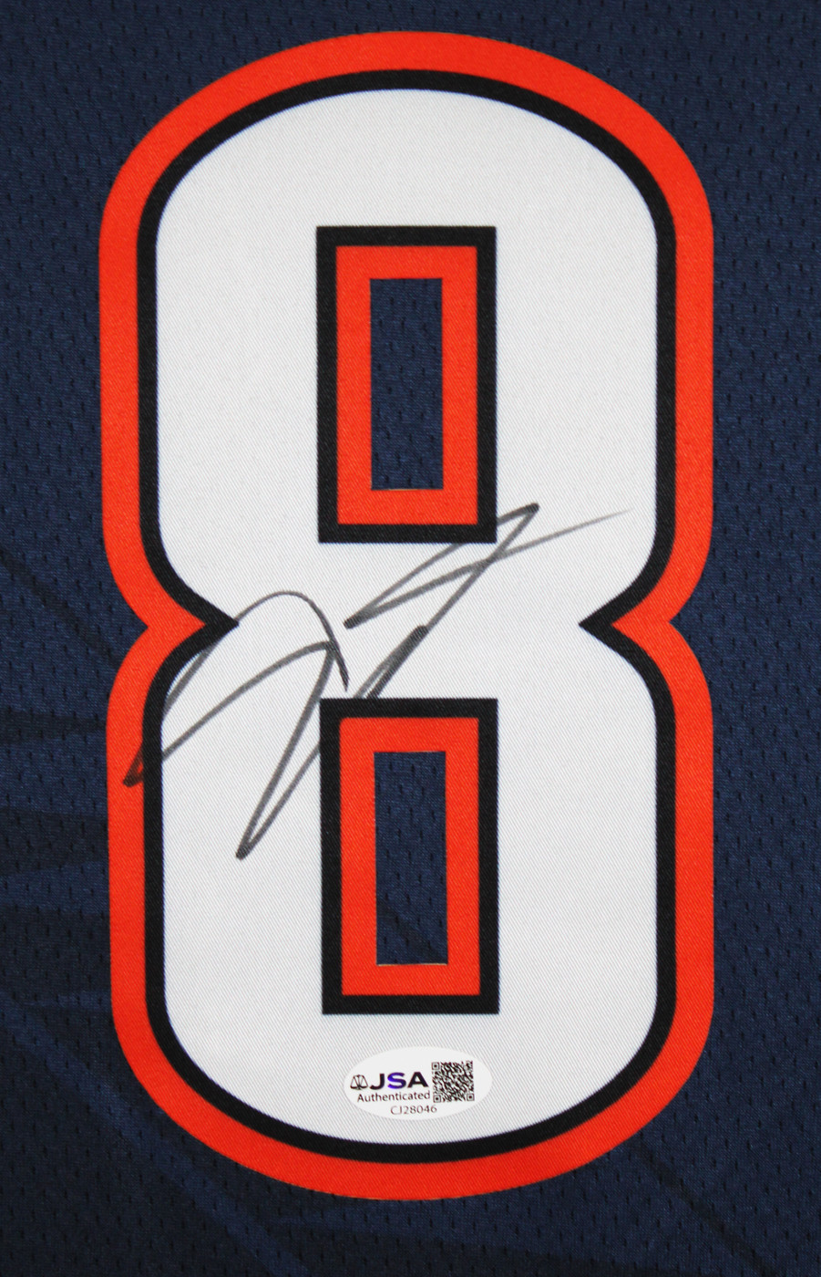 Thunder Jalen Williams Signed 2025 Navy Nike City Ed. Swingman Framed Jersey JSA