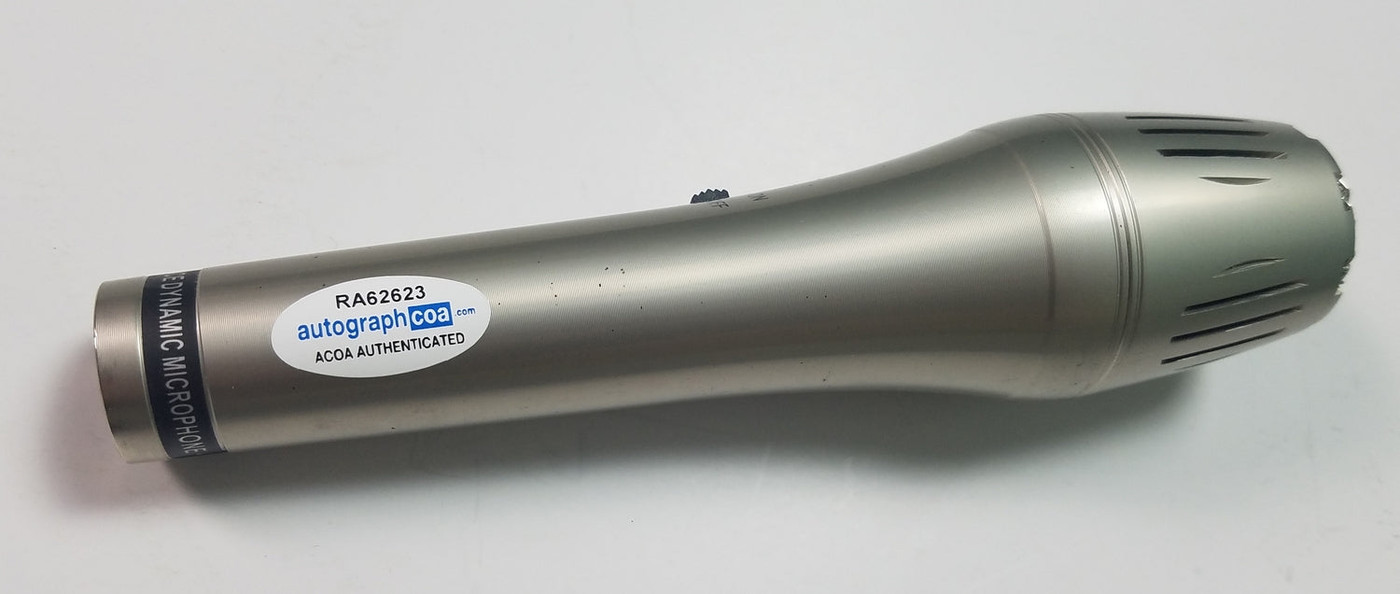 Common Signed Autographed Microphone ACOA