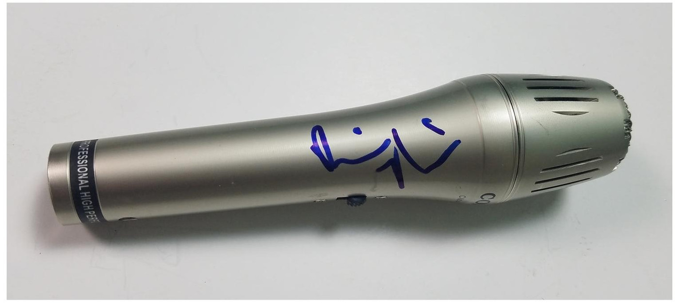 Robin Thicke Signed Autographed Microphone ACOA