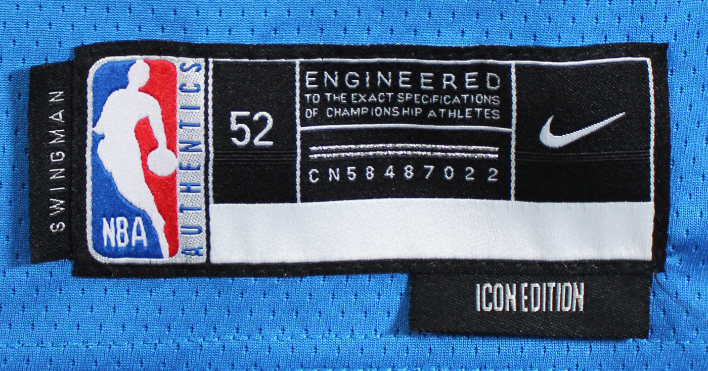 Thunder Shai Gilgeous-Alexander Signed Blue Nike Icon Edition Jersey PSA/DNA