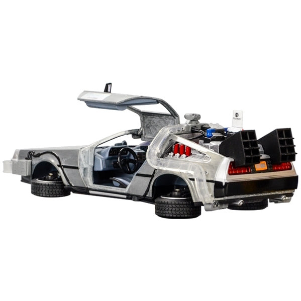 Michael J. Fox Christopher Lloyd Autographed Back to the Future 1:24 DeLorean Car