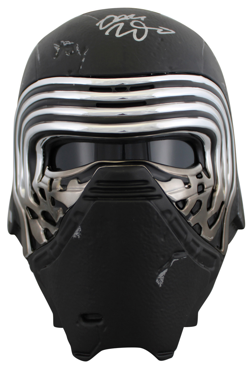 Star Wars (13) Driver, Herring, Towersey, Rose  Signed Kylo Ren FS Helmet BAS