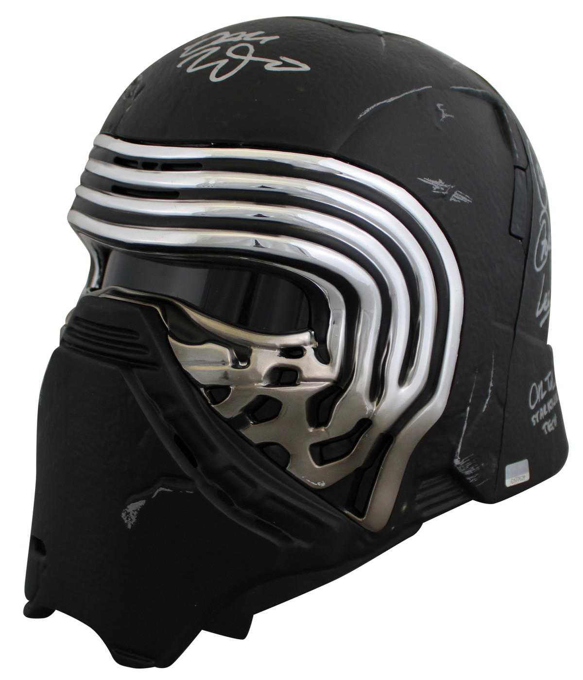 Star Wars (13) Driver, Herring, Towersey, Rose  Signed Kylo Ren FS Helmet BAS